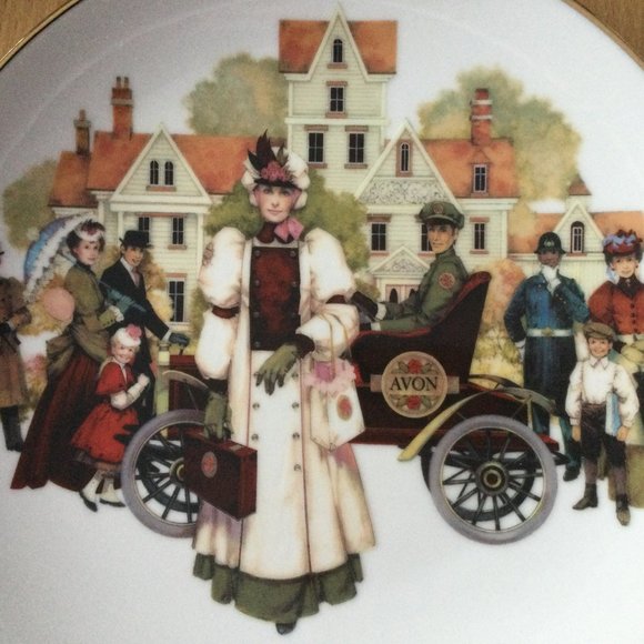 AVON president's club award collector plates "Opportunity" 2006-2007 8.5" - Picture 4 of 6